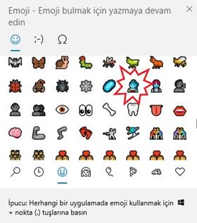 Windows 10 Da Kadin Cin Emojisi Nasil Yazilir Resimli Anlatim